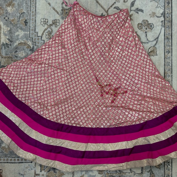 Hot Pink / Purple Lengha (Indian Dress) - Picture 2 of 10